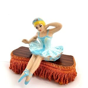 Vintage Ceramic Ballerina "en repose" 1950's Ceramic Arts Studio